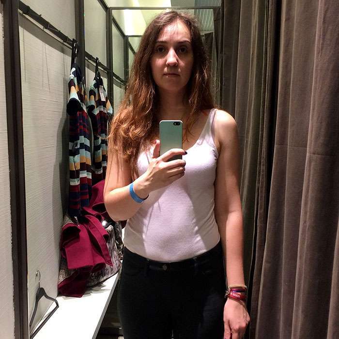 Il selfie da Zara