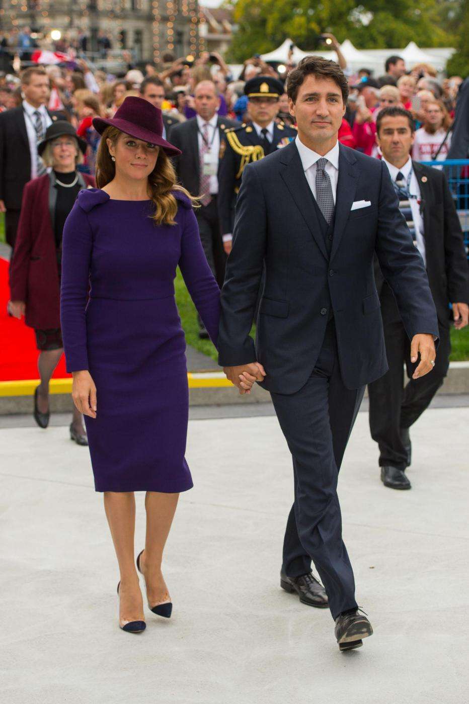 Il premier canadese e sua moglie