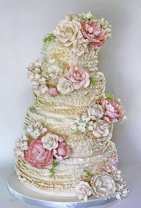 Petal cake shabby chic