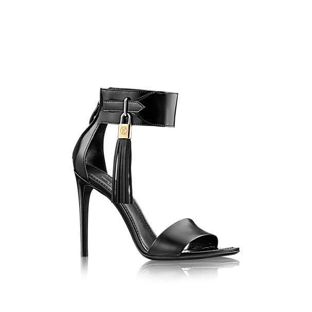 Sandali in pelle nera