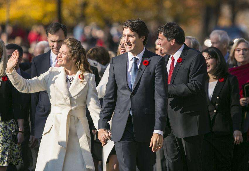 Sophie Grégoire e Justin Trudeau