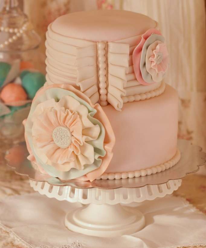 Torta rosa bon ton