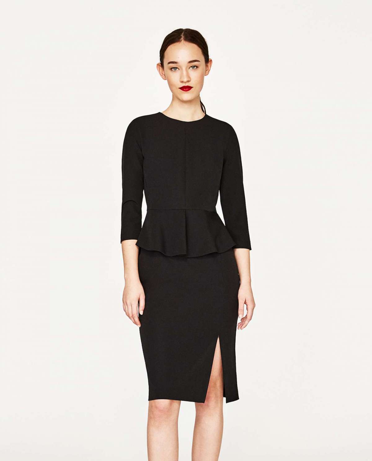 Vestito elegante Zara con peplum