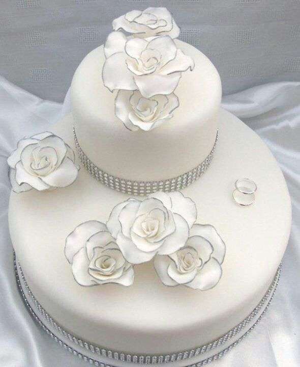 Wedding cake bianca e nera