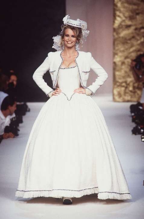 Abito da sposa Chanel dalla collezione 1991-1992