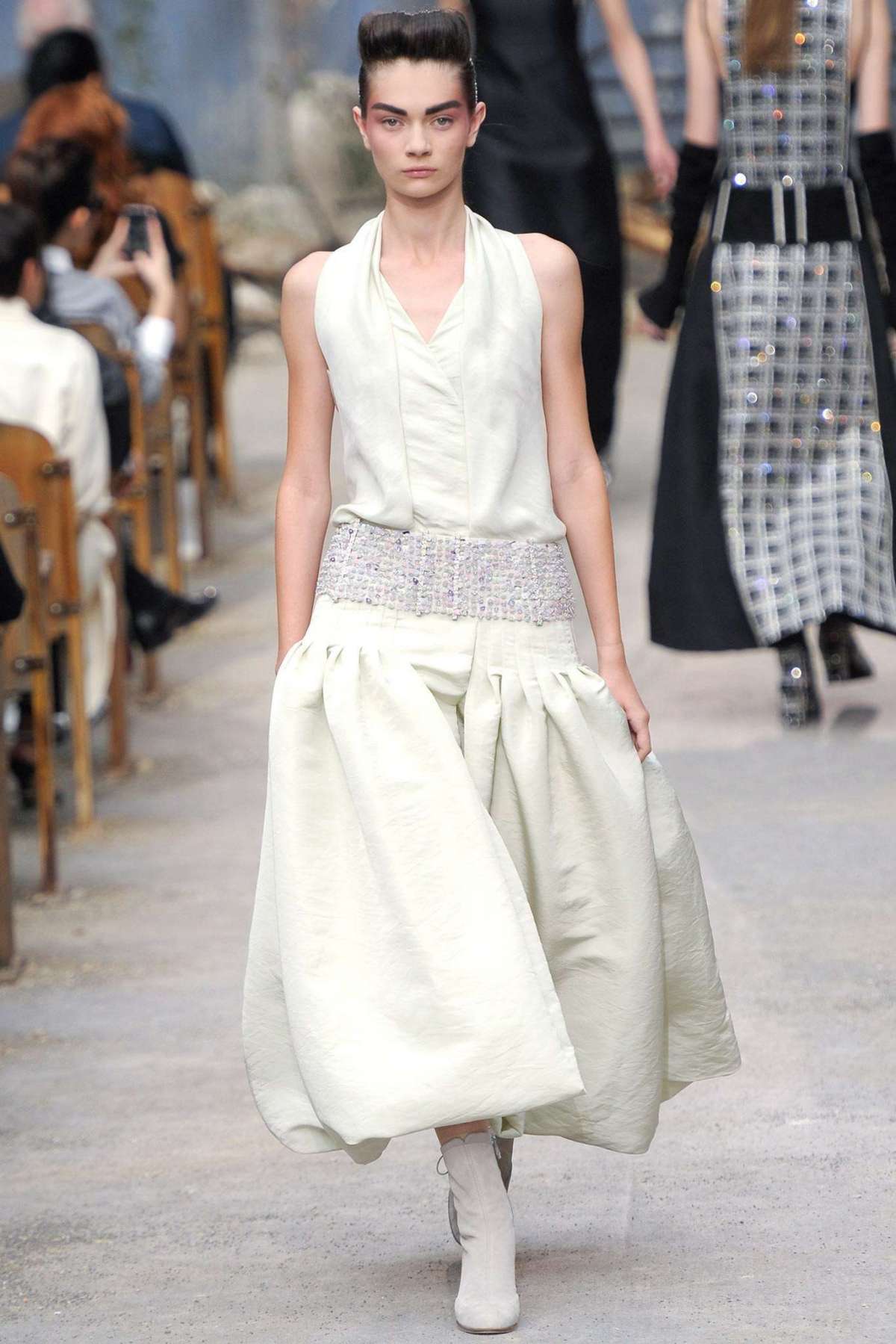 Abito da sposa in seta Chanel dalla collezione 2013