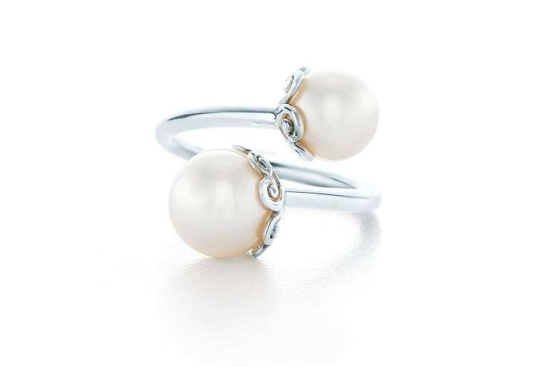 Anello con perle