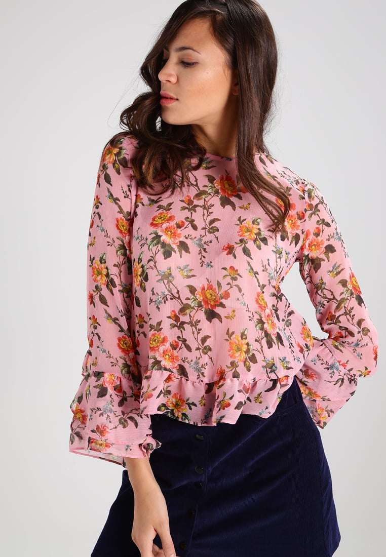 Blusa a fiori Topshop