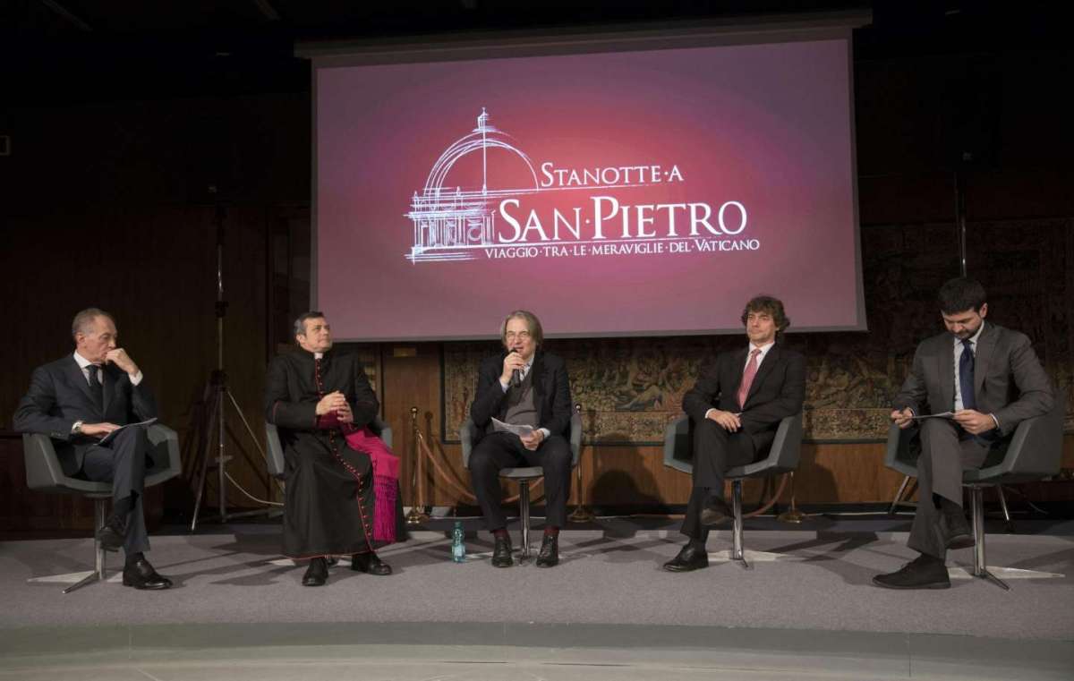 Conferenza stampa per 'Stanotte a San Pietro'