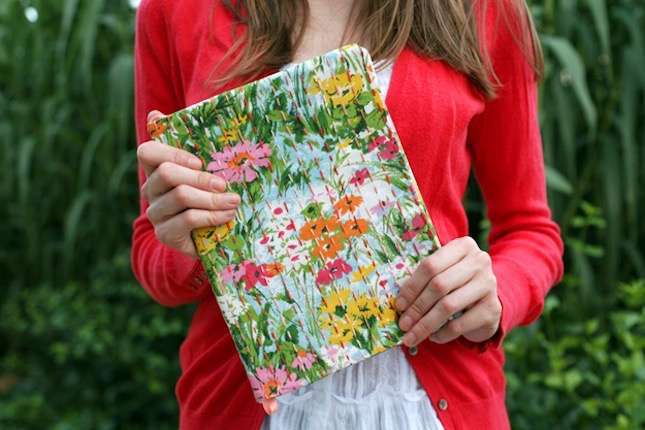 Copertina con fiori