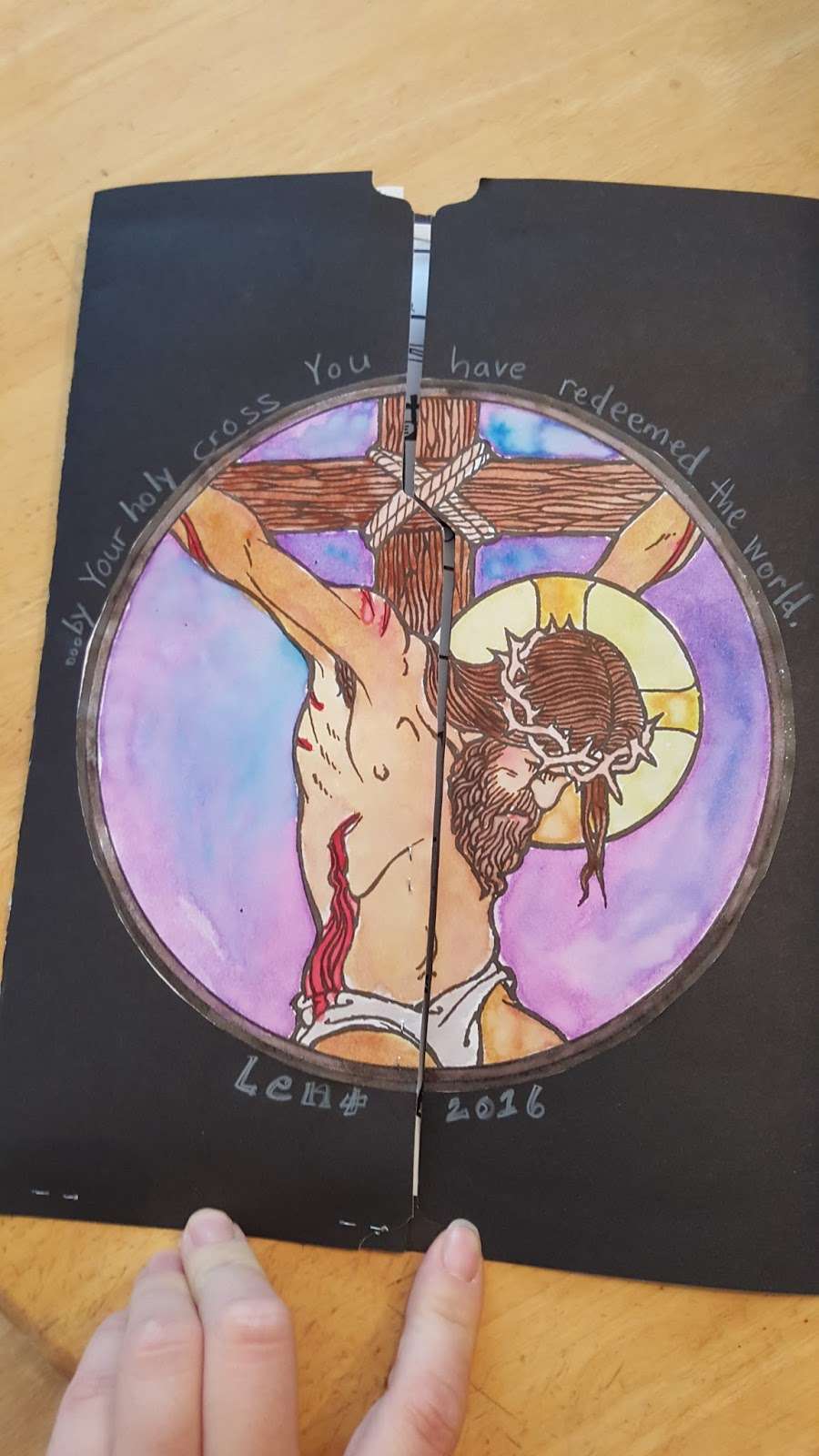 Disegno di Cristo