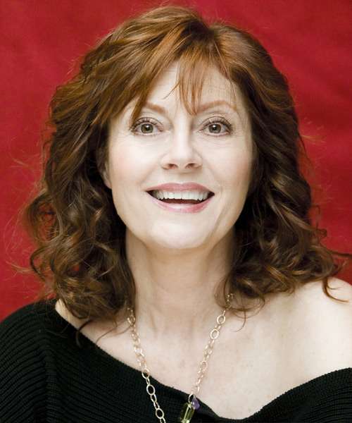 I capelli ricci con frangetta di Susan Sarandon