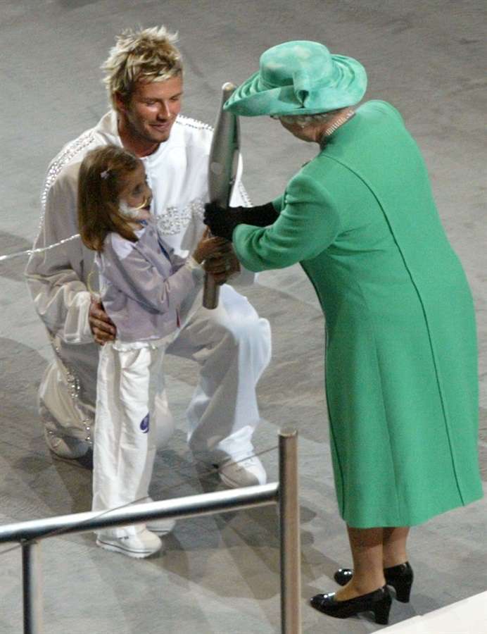 La regina veste in verde