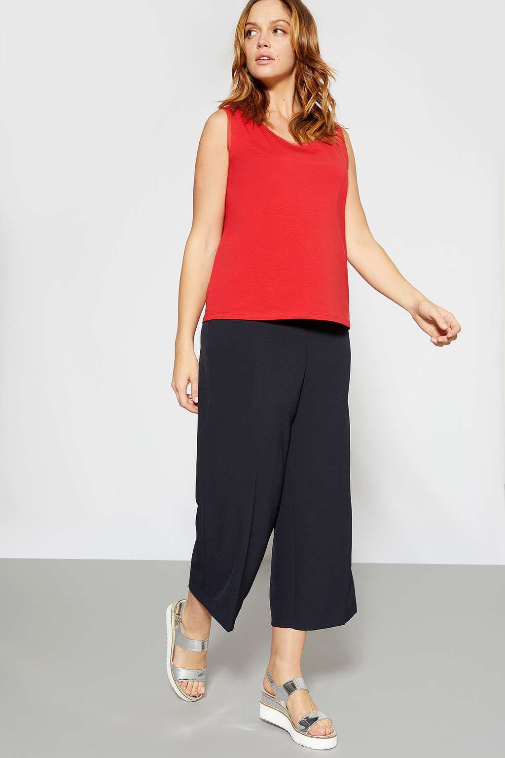 Top e pantaloni culotte