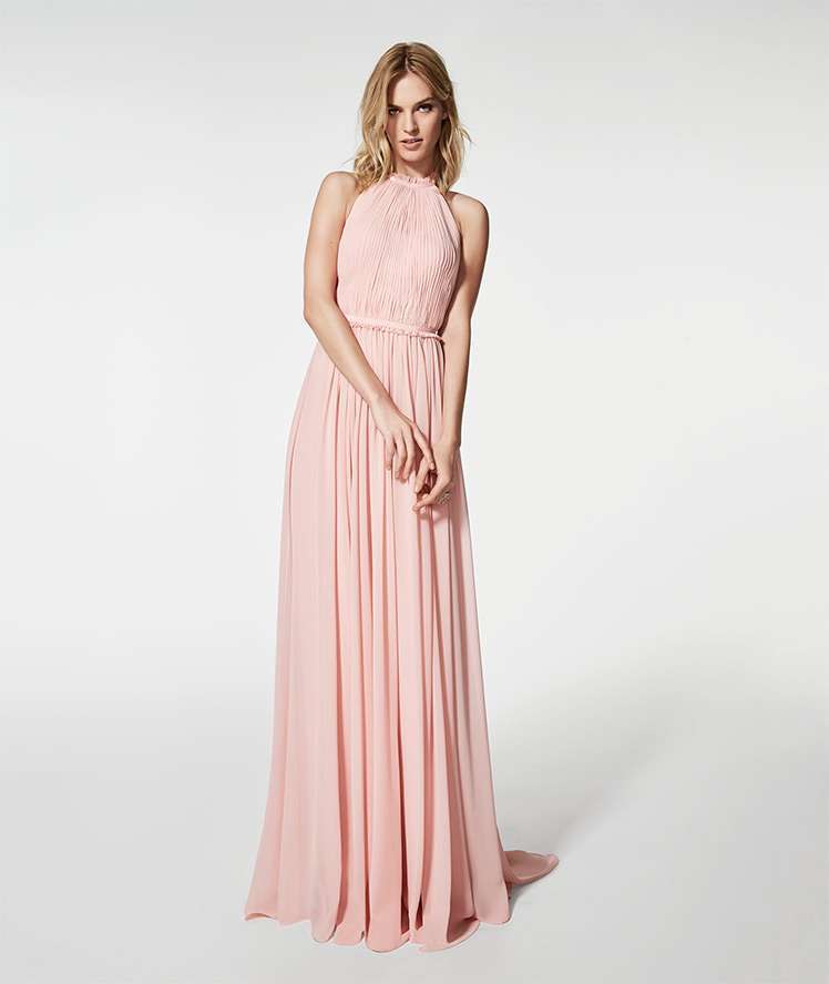 Vestito da cerimonia rosa cipria Pronovias