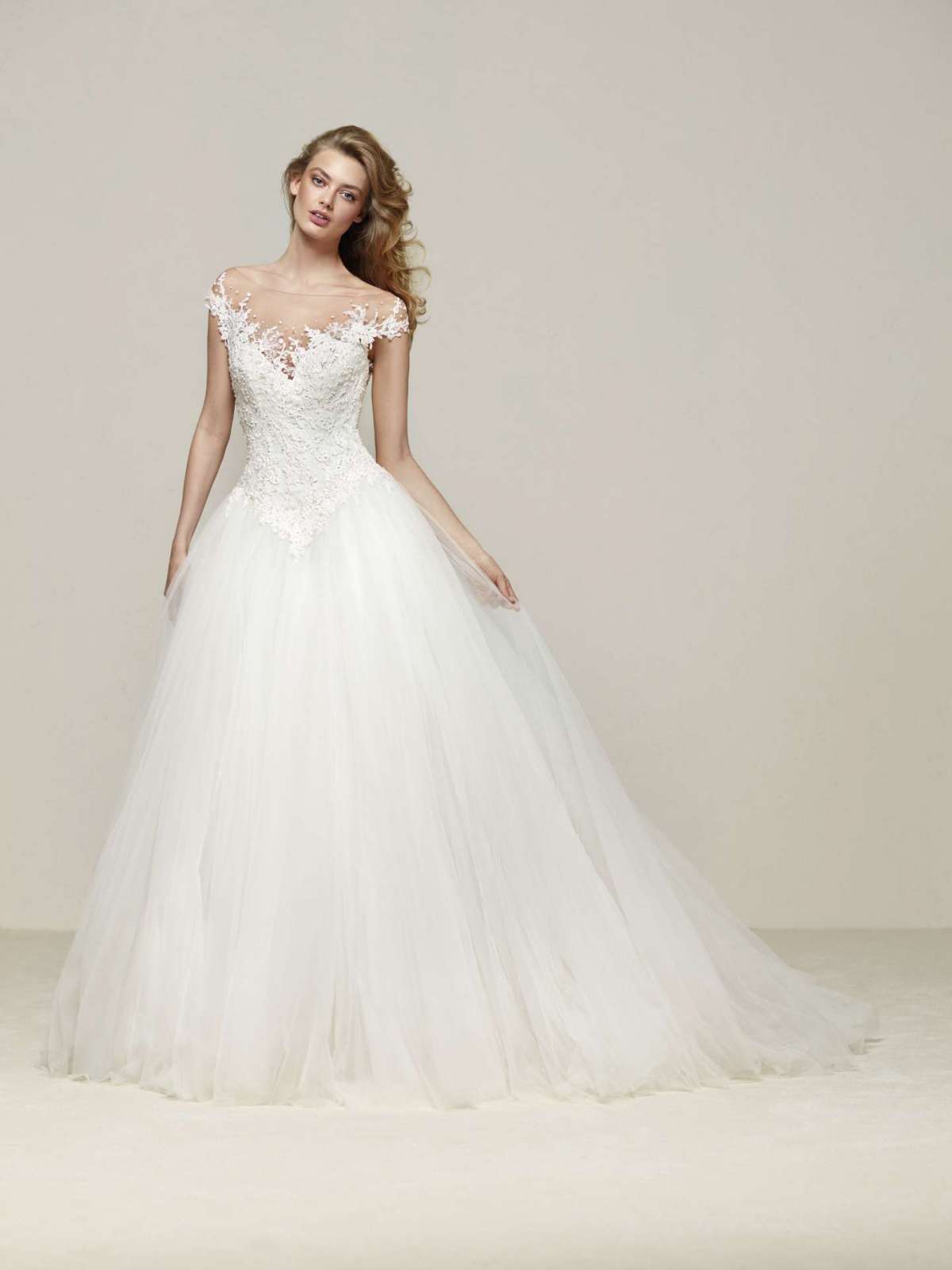 Vestito da sposa in tulle Pronovias