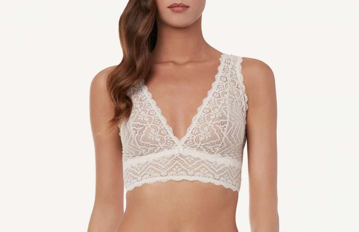 Bralette Intimissimi in pizzo bianco