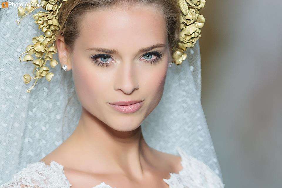 Trucco sposa natura per occhi chiari