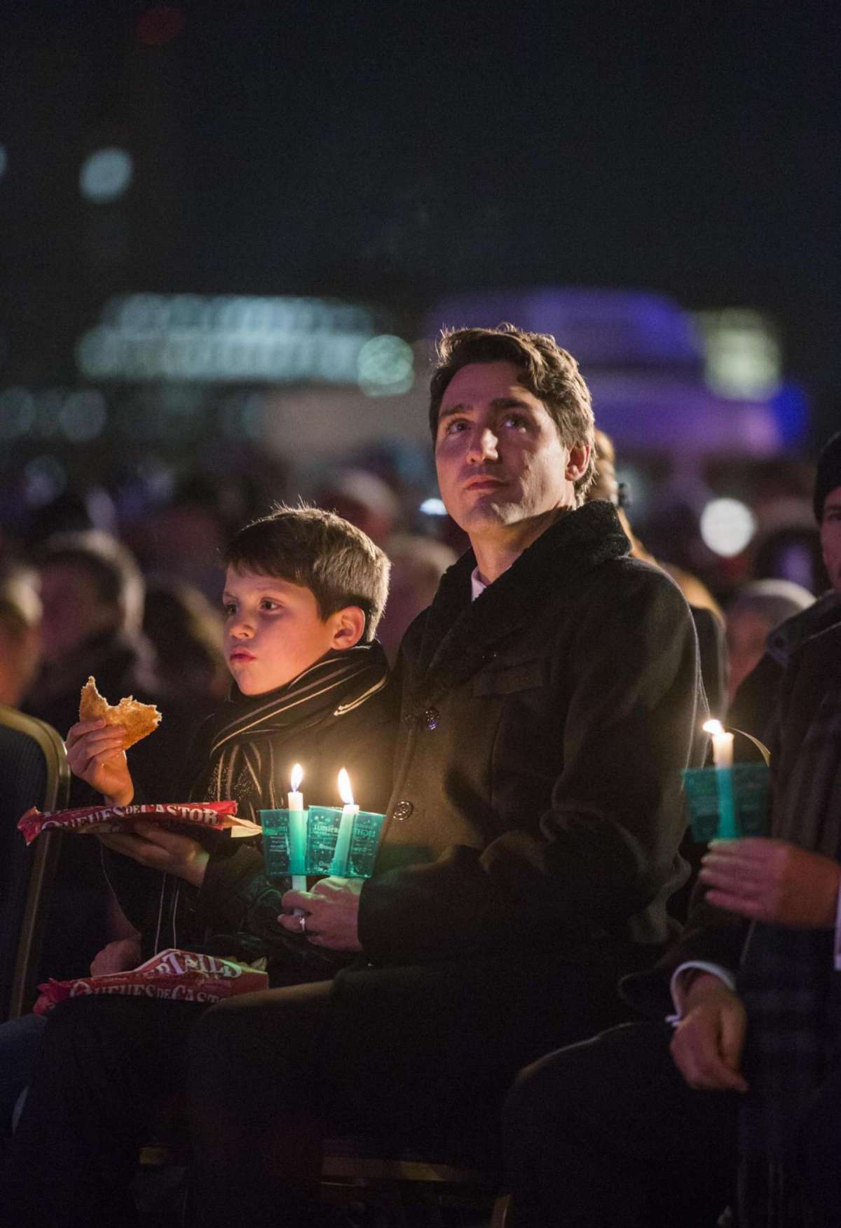 A Natale con il figlio Xavier