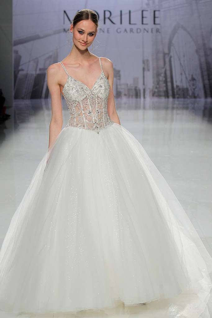 Abito da sposa gioiello in tulle Morilee