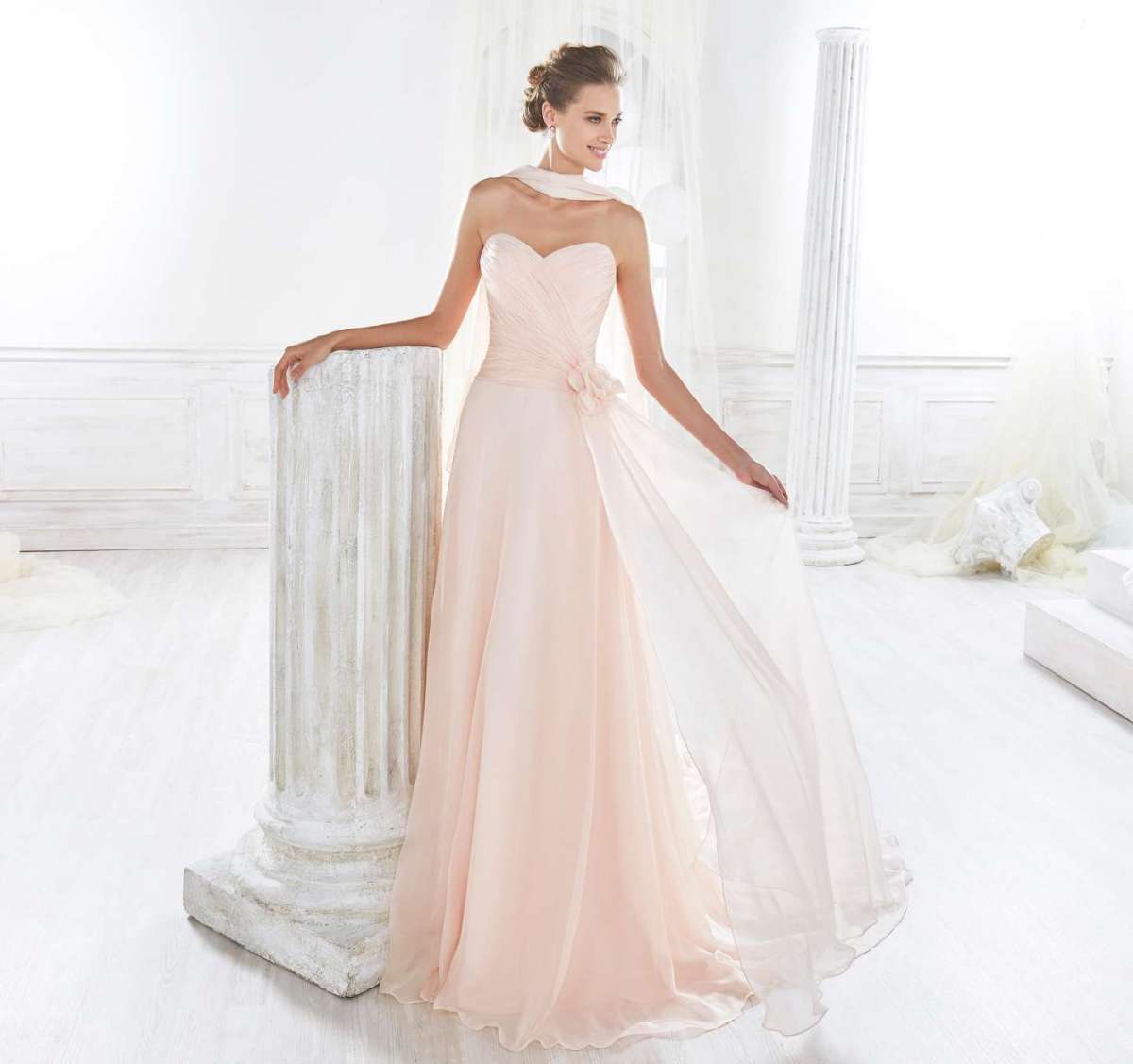 Abito da sposa rosa