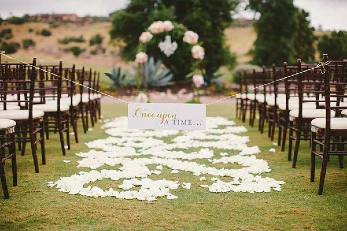 Allestimento a tema fiaba per il matrimonio