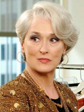 Caschetto mosso di Meryl Streep