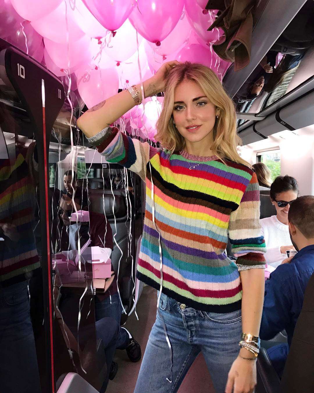 Chiara Ferragni in jeans