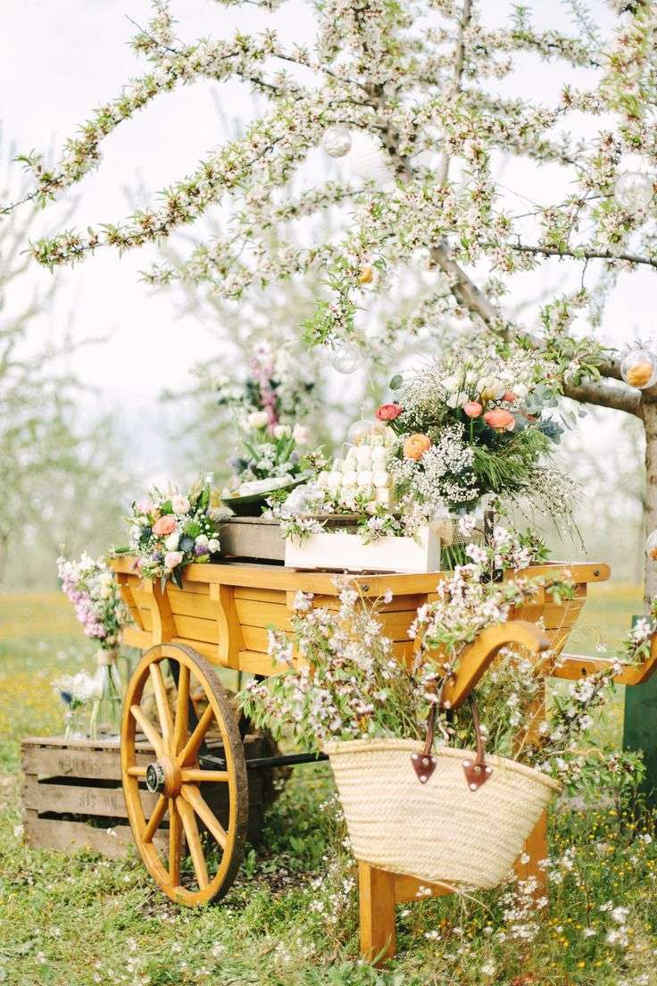 Decorazioni in stile provenzale per il matrimonio