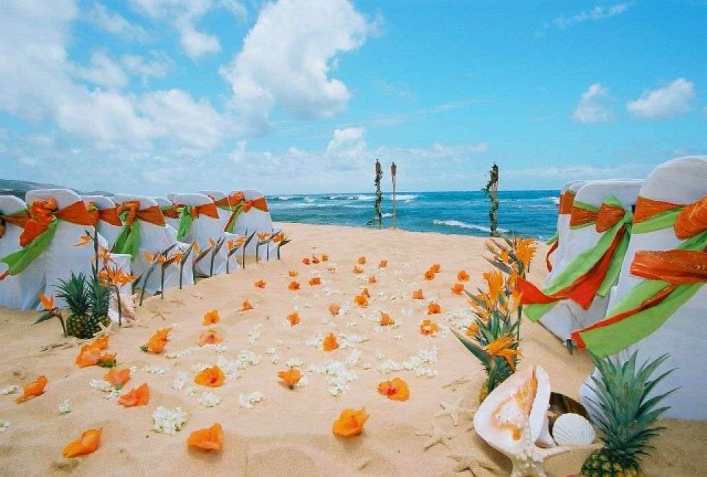 I dettagli per le decorazioni di un matrimonio in spiaggia