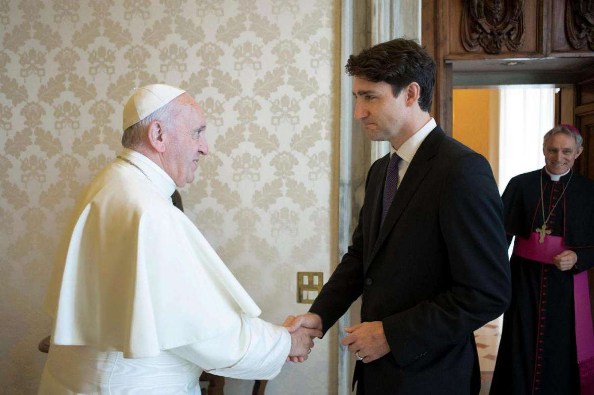 Justin Trudeau in Vaticano