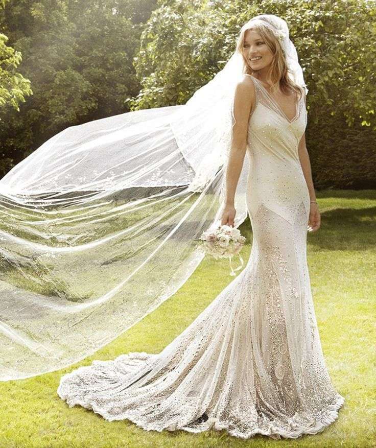 L'abito da sposa di Kate Moss