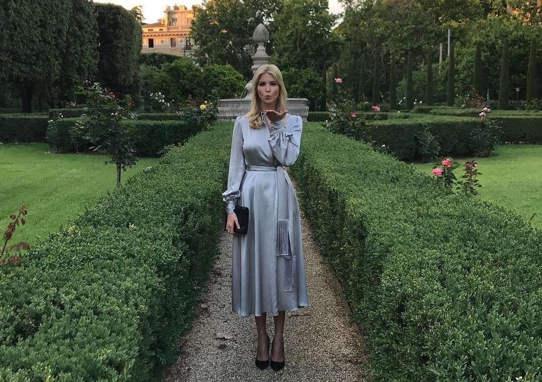 L'arrivederci di Ivanka Trump: Ciao Roma