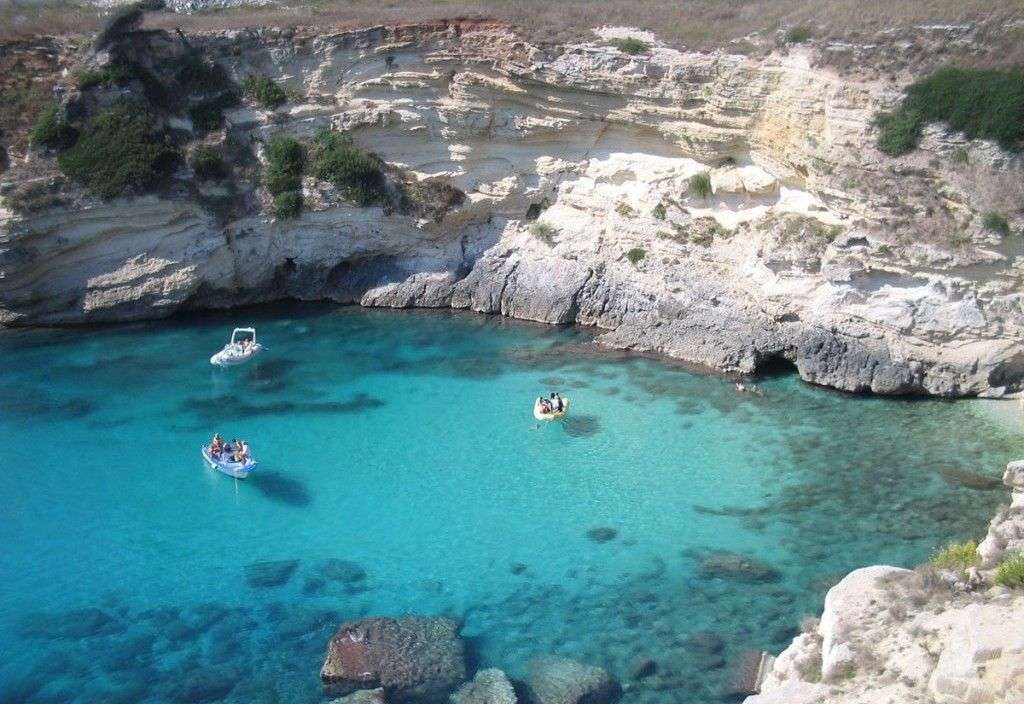 La splendida Baia di Porto Miggiano