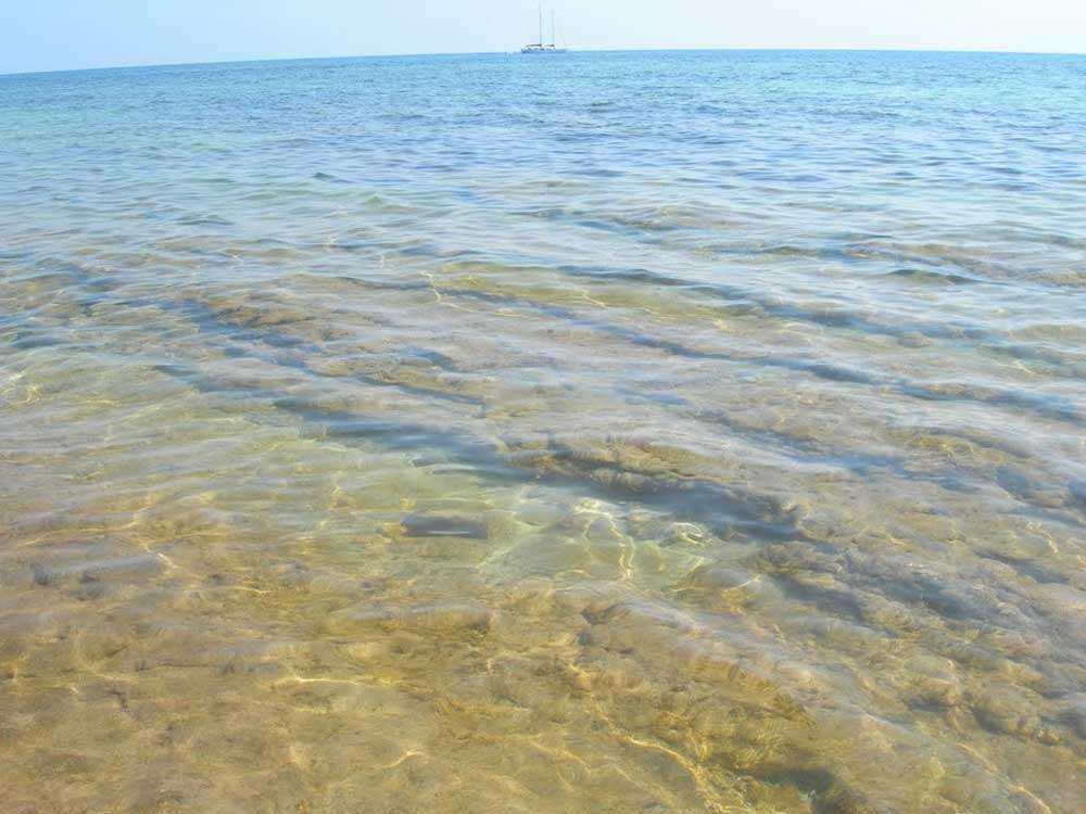 Spiaggia di Pescoluse in Puglia