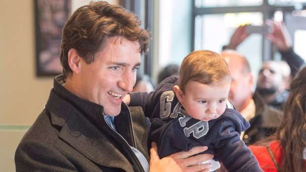 Trudeau il primo ministro tutto famiglia