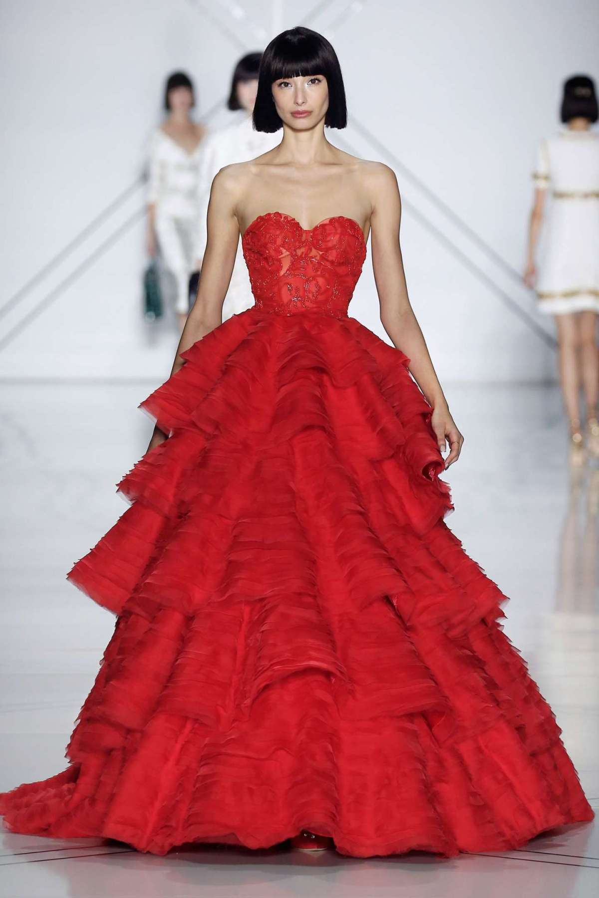 Abito da cerimonia rosso Ralph and Russo