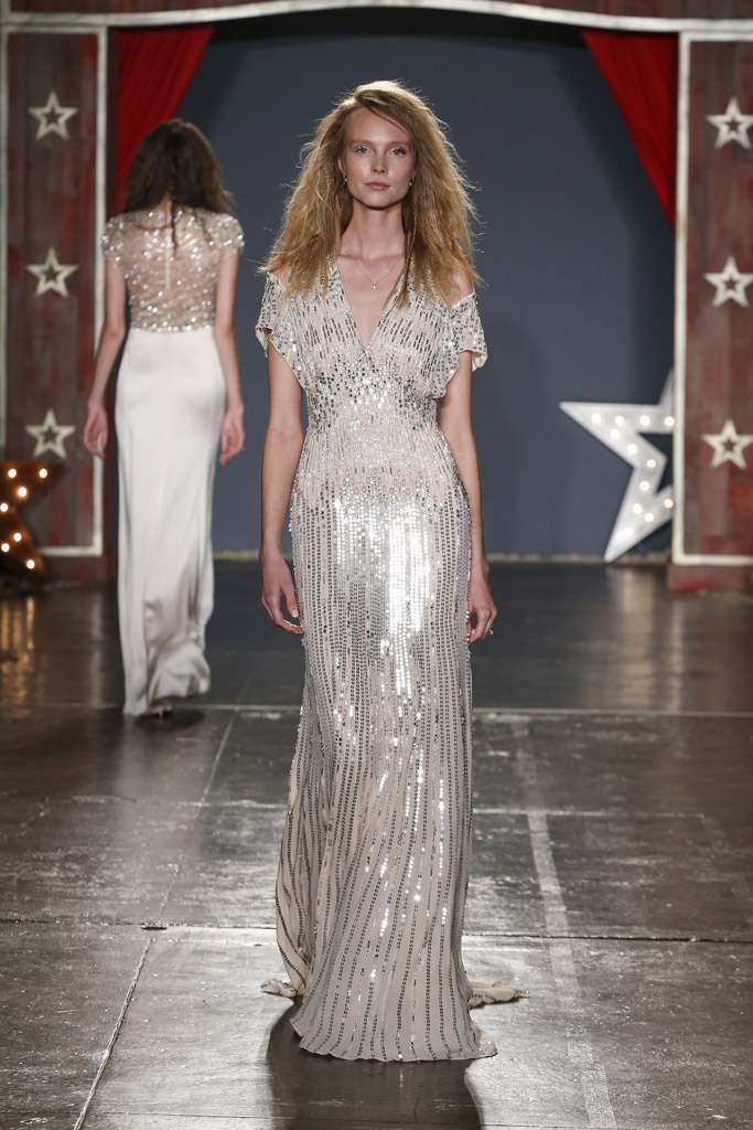 Abito da sposa argento Jenny Packham