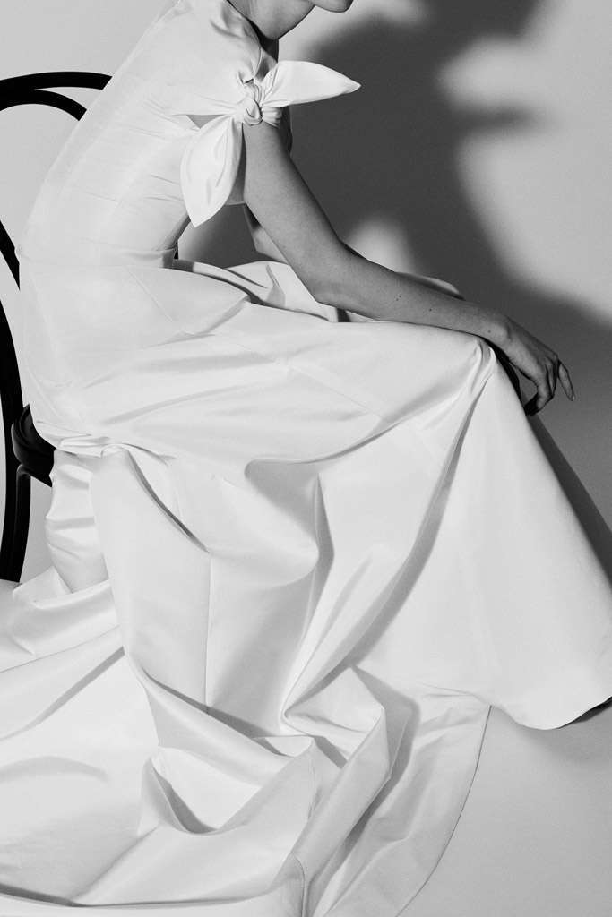 Abito da sposa Carolina Herrera in seta