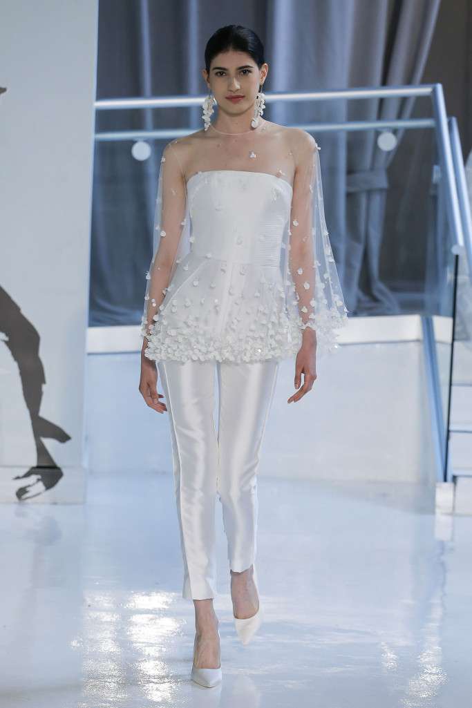 Abito da sposa con pantaloni Peter Langner