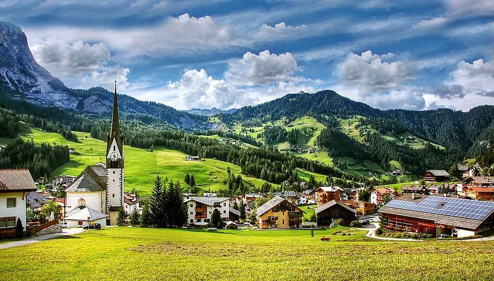 Alta Badia nelle Dolomiti