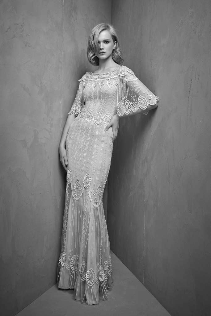 Abito da cerimonia in pizzo Jenny Packham