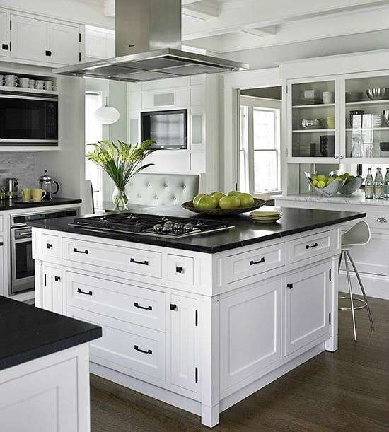 Come arredare la cucina in bianco e nero