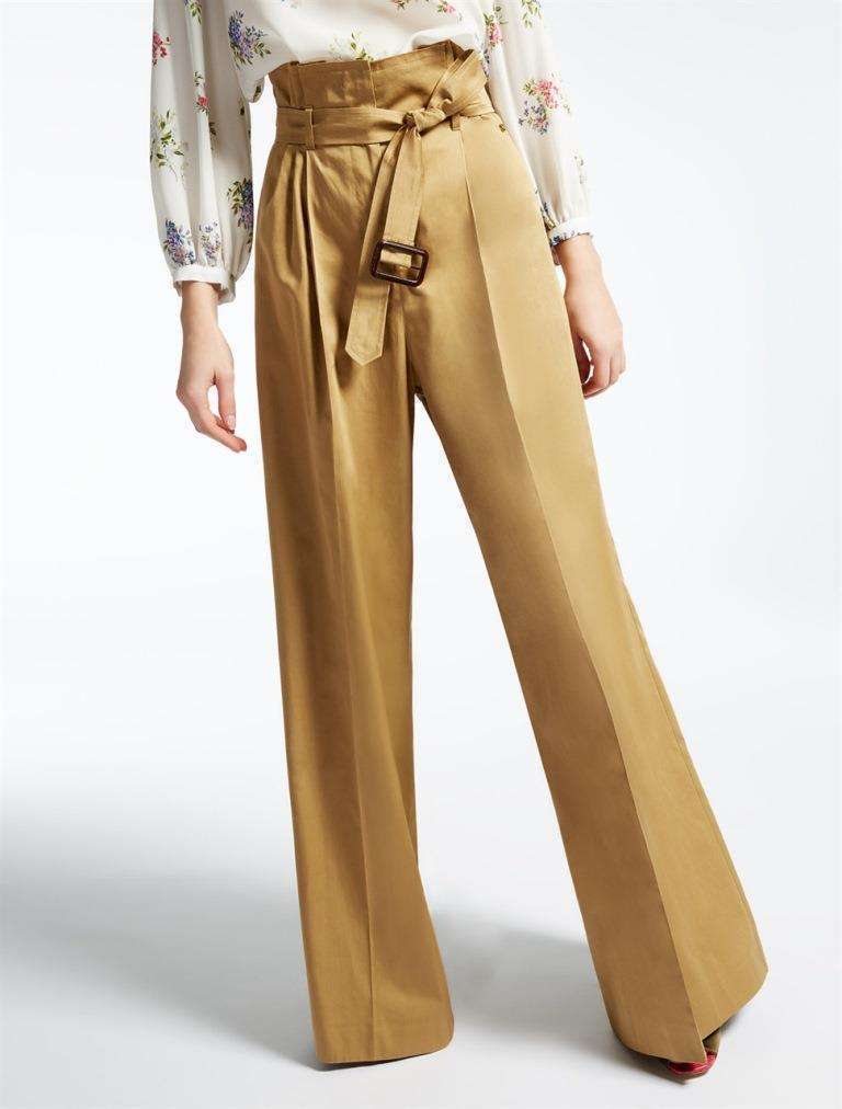 Pantaloni ocra Max Mara