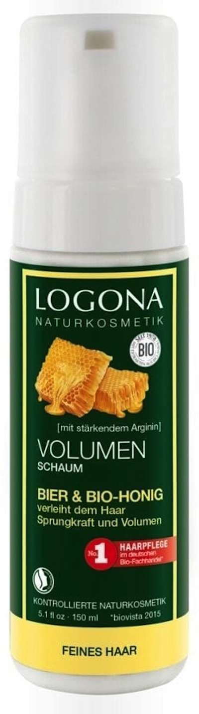 Schiuma volumizzante per capelli mossi bio Logona