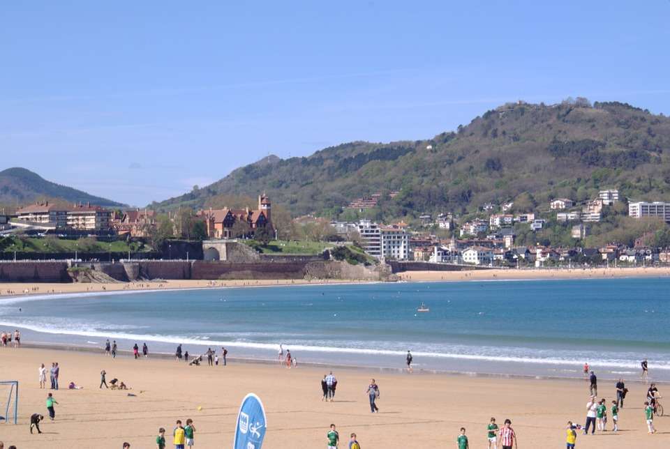 Spiaggia di La Concha a San Sebastian