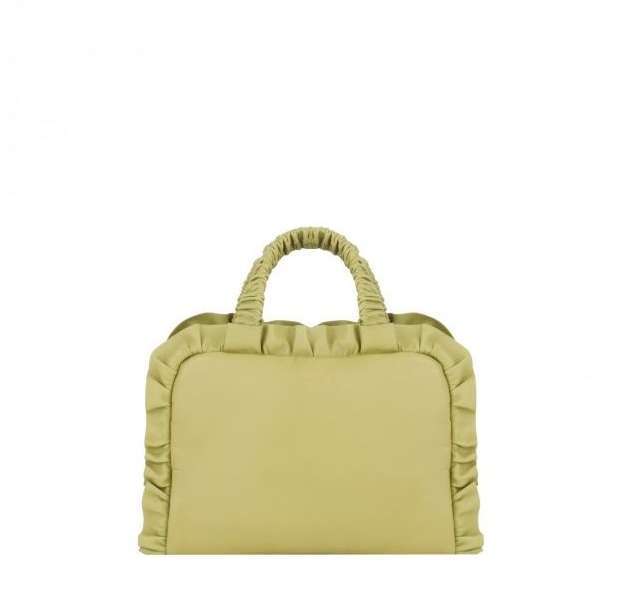 Borsa in pelle verde Coccinelle