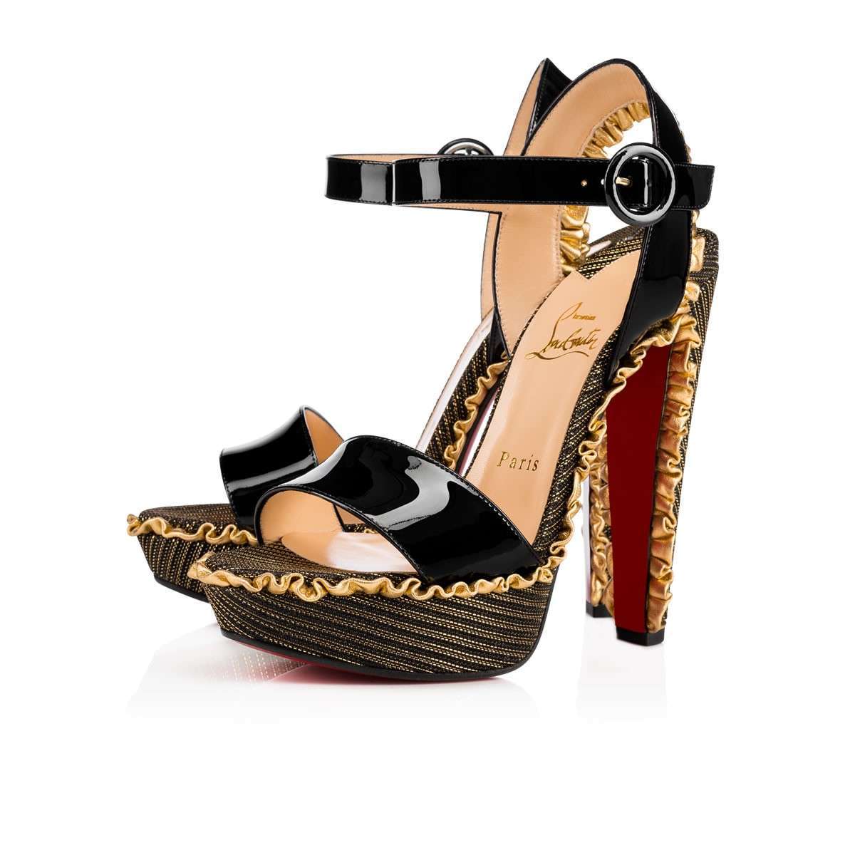 Sandali con ruches Christian Louboutin