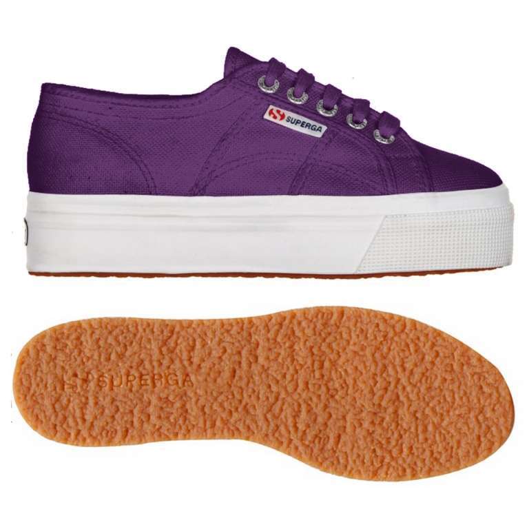 Scarpe da ginnastica viola Superga