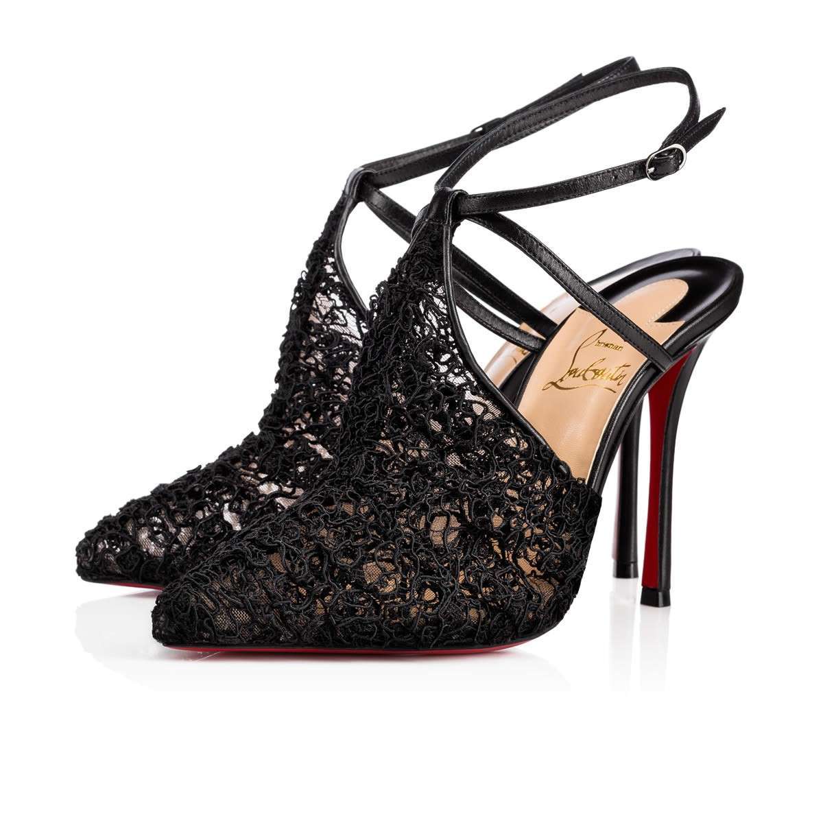 Scarpe in pizzo nero